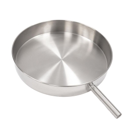 Sieve pan 300x60 mm, stainless steel 1.4301 with outlet spout incl. PVC drain hose no. 543163