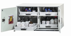 Base cabinet SL-CLASSIC-UB UBM.2T WxDxH(mm) 1104x576x601; Empty cabinet body.RAL7035 gl. door(s)RAL7035,4xTA PPTub FP mel-coate