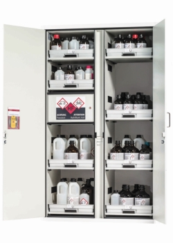 Acid-Base Cabinet SL-CLASSIC MV.WD with hinged doors, with profile cylinder lock WxDxH(mm) 1197x603x1965