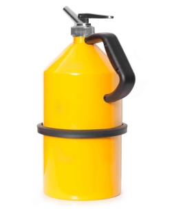 Safety jug yellow 5 litres W x H outer Ø 178 x 370 mm Sheet steel