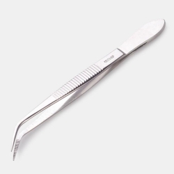 forceps - dissecting - sharp/inclined - 105 mm