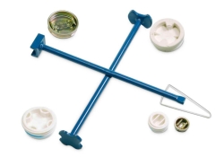 Cross barrel wrench, lacquered