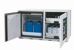 Combi UB cabinet K-UB-90 UB.2T Type90 WxDxH(mm) 1102x502x601 1x LB 1x BW.S St.bl. besch.gl. 2x TA FP