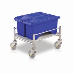 Reinigungswagen Clino<sup>®</sup> CR Mini EM-CR1, Edelstahl