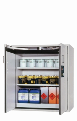 Security cabinet S-CLASSIC-90 WDAS WxDxH 1196x616x1298 mm, RAL 7035/7035 2 x shelf, 1 x perforated plate insert and