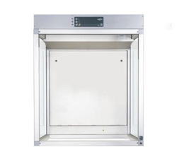 Hazardous substance workstation 1200x750x1400 mm Ventilation test acc. to DIN EN 14175-3 (5.4.4) with fresh air curtain, withou