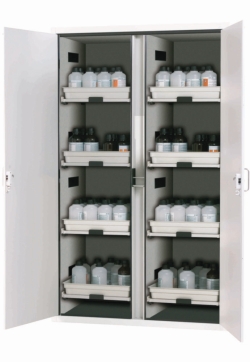 Acid-Base Cabinet SL-CLASSIC MV.WD with hinged doors, with profile cylinder lock WxDxH(mm) 1197x603x1965