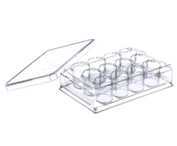 ThinCert®Platte, 12 WellL, PS, Abdeckplatte, Steril