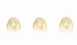 Set of 3 clamping rings, transparent for micro-transfer pettor