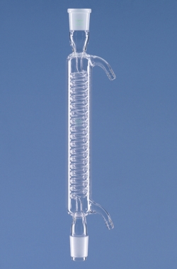 Schlangenkühler, DURAN<sup>®</sup>-Rohr, mit Glas-Oliven