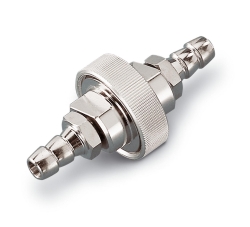 Stainless steel pressure filtration unit for in-line installation, 25 mm