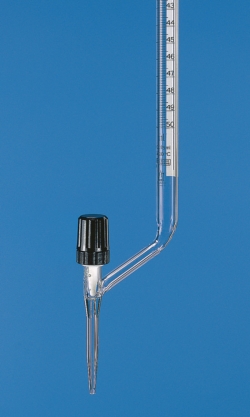 Büretten, seitlicher Ventilhahn, Boro 3.3, Klasse B