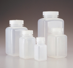 Vierkant-Weithalsflaschen Nalgene™, PPCO, quadratisch, mit Schraubverschluss, PP