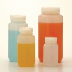 Weithalsflaschen Nalgene™, fluoriertes PE-HD, mit Schraubverschluss, fluoriertes PP
