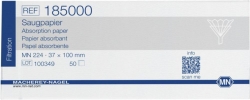 Absorbent paper MN 224, 37x100 mm for absorbing liquids b.microscopic preparations, VE=10 blocks