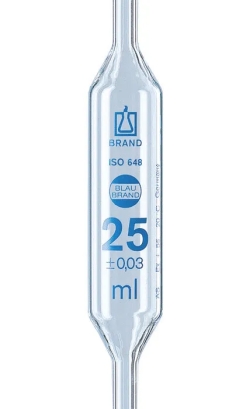 Volumetric pipettes, AR-glas<sup>&reg;</sup>, class AS, 2 marks, blue graduation