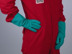 Nitrile protective gloves