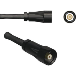 Stecker-Kabel-Kombination K 1 N 1 m Koaxialkabel, 4 mm Bananenstecker