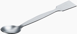 Spatellöffel rostfrei, 120 mm, steif, breit