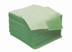 Sorbent mats 400x460mm standard, green, pack of 200