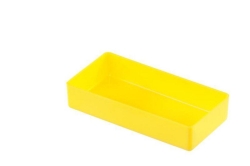 Einsatzbox 54x108x23 mm gelb, PS