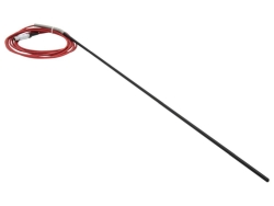 Pt-100 external probe, 900x6 mm stainless steel/PTFE coated