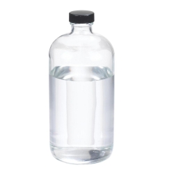 WHEATON-Boston-Rundflaschen 1000 ml Natronkalkglas klar, schwarze Kappe phenolisch, und PE Kern Liner, VE=12 (W216817)