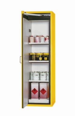 Saftey cabinet S-CLASSIC-90 WDL 600 x 615 x 1968 mm (WxDxH) RAL 1004, 3 shelves, 1 perforated metal