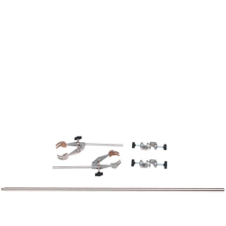 Fastening set Findenser 2x piston clamp, 2x cross clamp, holding bar