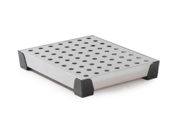 Small container tub stainless steel 10 L w. Perforated plate 500x400x95