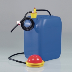 Foot pumps OTAL<sup>®</sup>, PP, with tube and stopcock