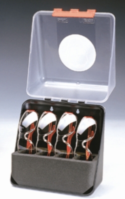 Safety Equipment Storage Boxes SecuBox Mini/Midi/Maxi, Eye protection with insert for safety glasses