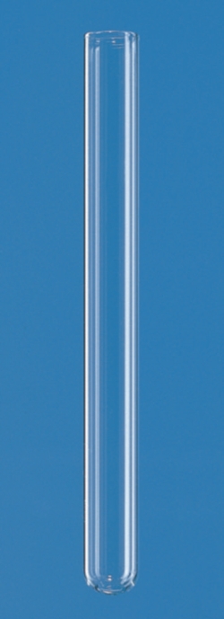 Kulturröhrchen, Natron-Kalk-Glas, mit glattem Rand