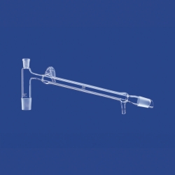 Distilling links with Liebig condenser and olive, DURAN<sup>®</sup> tubing