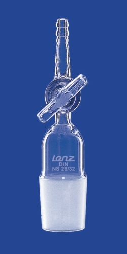 Adapters, straight, with NS stopcock