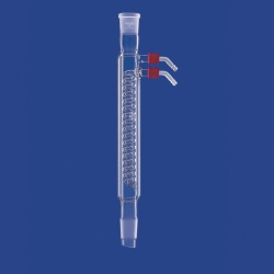 Coil condensers, DURAN<sup>®</sup> tubing, with plastic olives