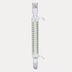 Spiral condensers, borosilicate glass 3.3, with glass olive