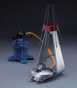 Flame sterilization carousel schuett easyloop, semi-automatic