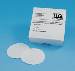 Filter papers, qualitative, circles, slow
