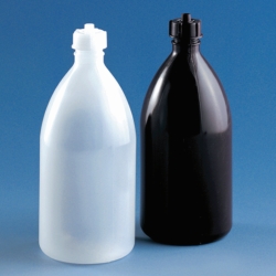 Narrow mouth bottles, PE-LD, for automatic burette