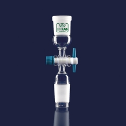 Connectors with stopcock, borosilicate glass 3.3