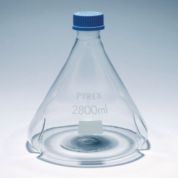 Fernbach Schikanekolben, Pyrex<sup>®</sup>, mit Schraubverschluss
