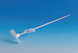 Stirrer rotor, double propellor shaft 600x8mm, 80x12mm PTFE