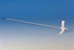 Impeller stirrers, 600 mm PTFE, 100 mm paddle, shaft 10 mm