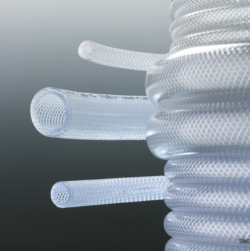 Gewebeschläuche, PVC, lebensmittelgeeignet