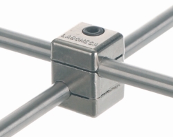 Doppelmuffe viereckig, Laboral-Aluminiumlegierung