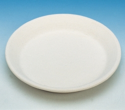 Clay plate,porous,diam. 220 mm