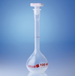 Volumetric flasks, plastic, Class B
