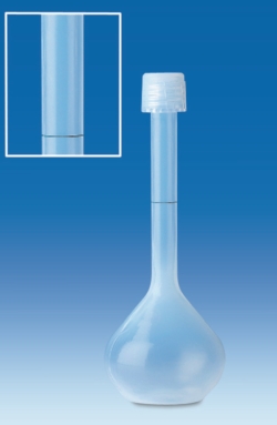 Volumetric flasks, PFA, class A, with screw cap