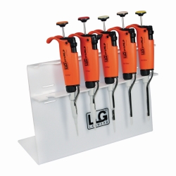 Pipette stands for single channel microliter pipettes, PMMA